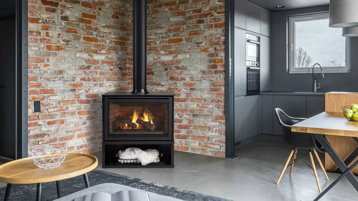Majestic Majestic Trilliant 30 Freestanding Gas Fireplace TRILLIANT30-FS Fireplace Finished - Gas
