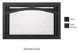 Majestic Majestic Tuscan Arch 25" Screen Front (New Bronze) - TA-TRI25-NB TA-TRI25-NB Fireplace Accessories