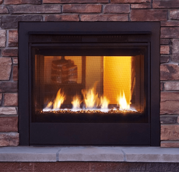 Majestic Majestic Twilight Modern Indoor/Outdoor See-Through Gas Fireplace TWILIGHT-MD-IFT Fireplace Finished - Gas