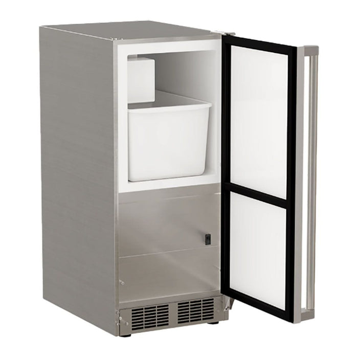 Marvel Marvel 15" Outdoor Built-in Crescent Ice Machine MOCR215-SS01B Outdoor Finished 768388083038