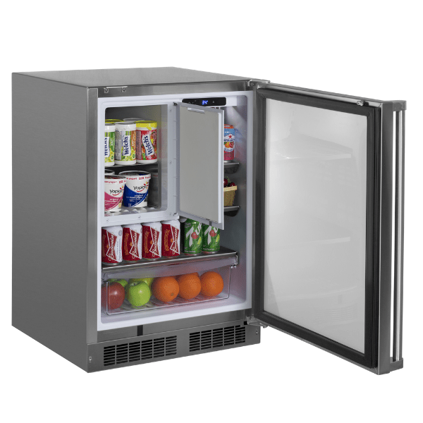 Marvel Marvel 24" Outdoor Built-in Refrigerator Freezer MORF224-SS31A Outdoor Finished 768388082062