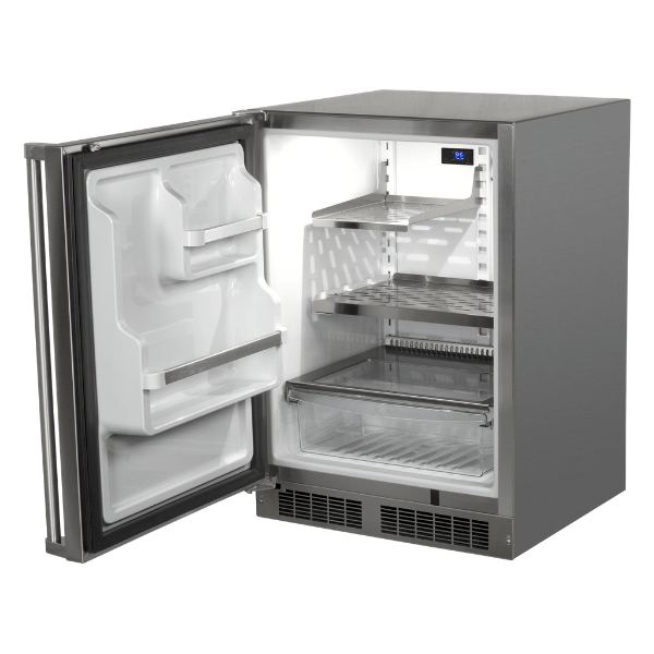 Marvel Marvel 24" Outdoor Built-in Refrigerator w/ Door Storage & MAXSTORE Bin Outdoor Finished