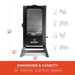 Masterbuilt Masterbuilt 40" Digital Electric Smoker w/ Legs MB20070122 Barbecue Finished - Charcoal