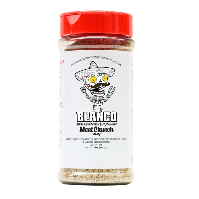 Meat Church Meat Church - Blanco Steak And Everything Else Seasoning (12 oz.) MCBLANCO12 Barbecue Accessories