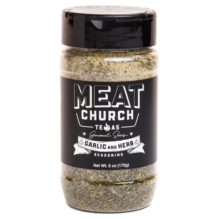 Meat Church Meat Church - Gourmet Garlic and Herb Seasoning (6 oz.) MCGARLICANDHERB Barbecue Accessories