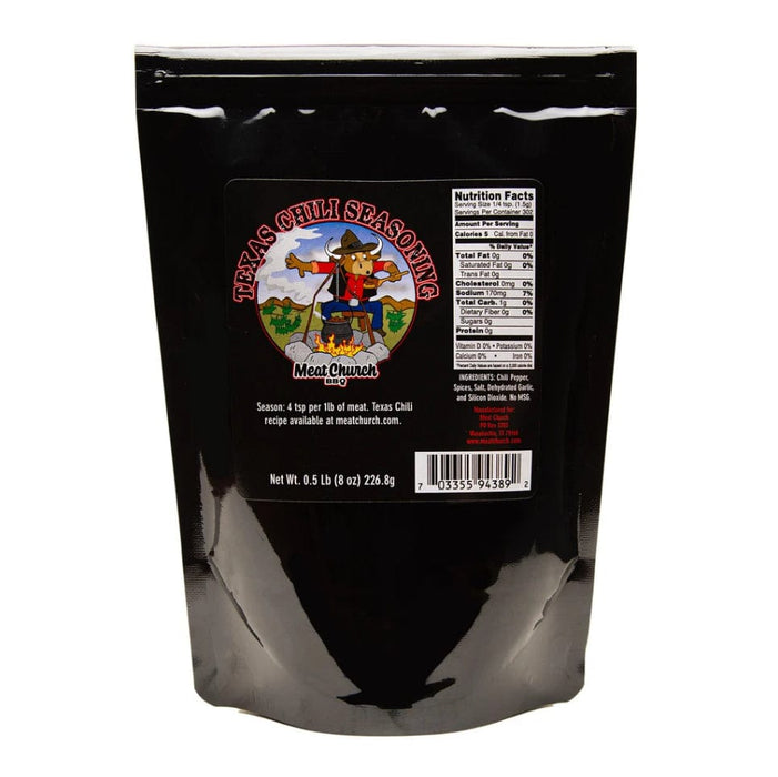 Meat Church Meat Church - Texas Chili Rub Seasoning (8 oz.) MCTXCHILIS8 Barbecue Accessories