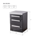 Mont Alpi Mont Alpi 3 Drawer Cabinet Module - MA-DR Barbecue Finished - Gas