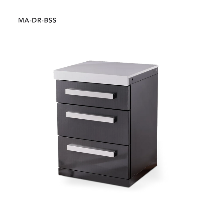 Mont Alpi Mont Alpi 3 Drawer Cabinet Module - MA-DR Barbecue Finished - Gas