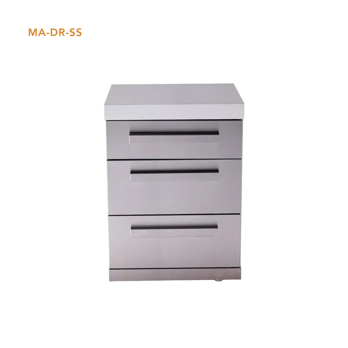 Mont Alpi Mont Alpi 3 Drawer Cabinet Module - MA-DR Barbecue Finished - Gas