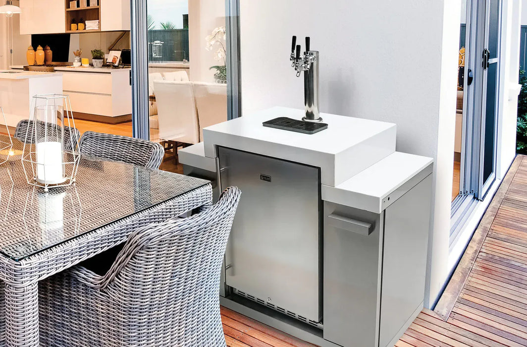 Mont Alpi Mont Alpi 3 Tap Kegerator - MA-KEG MA-KEG Barbecue Finished - Gas