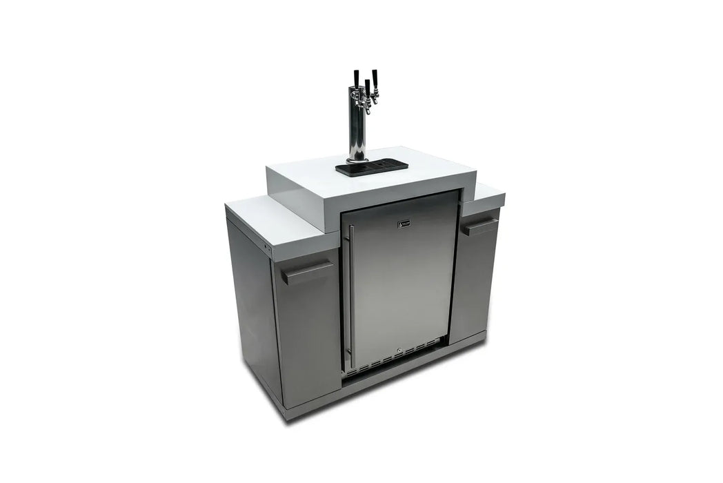 Mont Alpi Mont Alpi 3 Tap Kegerator - MA-KEG MA-KEG Barbecue Finished - Gas