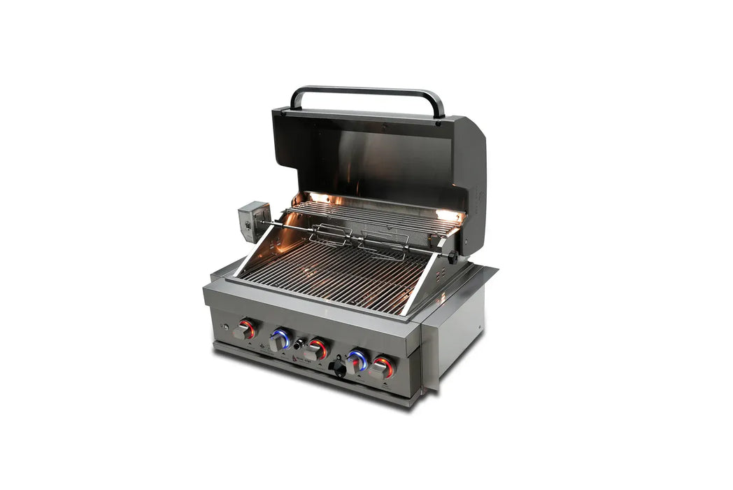 Mont Alpi Mont Alpi 32" 4-Burner Built-In Grill Barbecue Finished - Gas