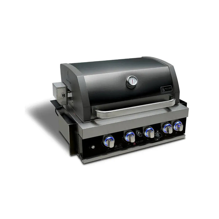 Mont Alpi Mont Alpi 32" 4-Burner Built-In Grill BSS MABI400-BSS Barbecue Finished - Gas