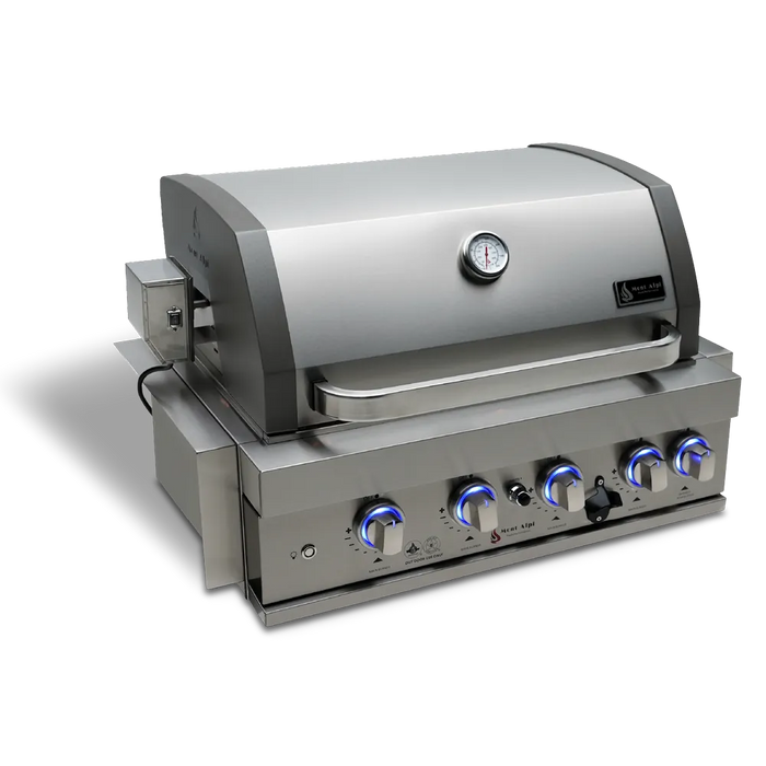 Mont Alpi Mont Alpi 32" 4-Burner Built-In Grill SS MABI400 Barbecue Finished - Gas