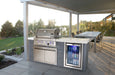 Mont Alpi Mont Alpi 4-Burner Artwood Island in Stainless Steel Barbecue Finished - Gas
