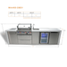 Mont Alpi Mont Alpi 4 Burner Deluxe Sereies Outdoor Kitchen Island with a Beverage Center MAi400-DBEV Barbecue Finished - Gas