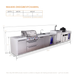 Mont Alpi Mont Alpi 4 Burner Deluxe Sereies Outdoor Kitchen Island with Beverage Center, Kegerator, Kamado Module, Corner Fridge, and Extra Storage Cabinet MAi400-DKEGBEVFCKAMXL Barbecue Finished - Gas