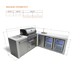 Mont Alpi Mont Alpi 4 Burner L-Shaped Deluxe Series Outdoor Kitchen Island with a Beverage Center and Fridge Cabinet MAi400-D90BEVFC Barbecue Finished - Gas