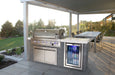 Mont Alpi Mont Alpi 6-Burner Artwood Island in Stainless Steel Barbecue Finished - Gas