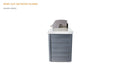 Mont Alpi Mont Alpi 6-Burner Artwood Island in Stainless Steel Barbecue Finished - Gas