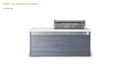 Mont Alpi Mont Alpi 6-Burner Artwood Island in Stainless Steel Barbecue Finished - Gas