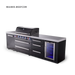 Mont Alpi Mont Alpi 6-Burner Black Series Outdoor Kitchen Island with Corner Fridge and Extra Storage Drawers Cabinet MAi805-BSSFCDR Barbecue Finished - Gas