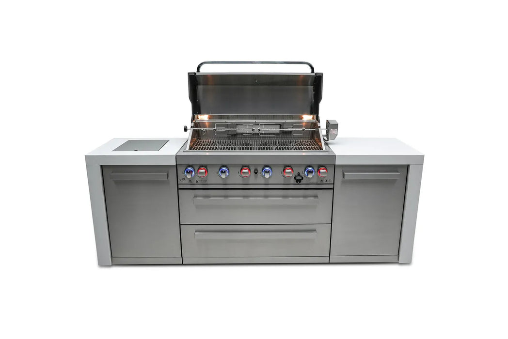 Mont Alpi Mont Alpi 6 Burner Deluxe Island MAi805-D Barbecue Finished - Gas