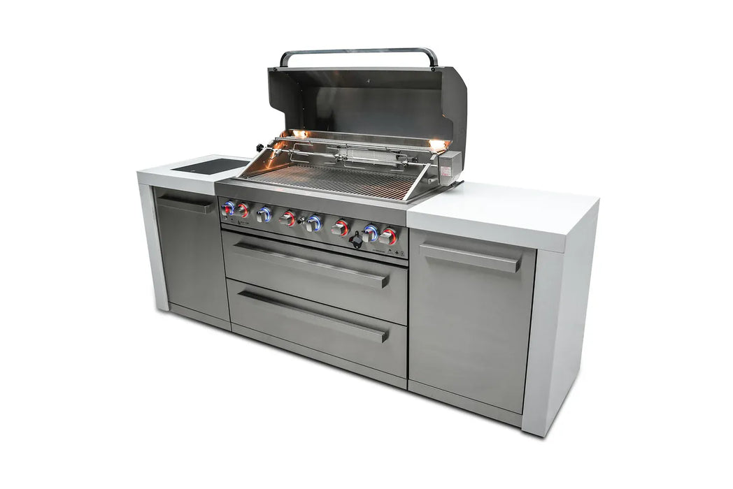Mont Alpi Mont Alpi 6 Burner Deluxe Island MAi805-D Barbecue Finished - Gas