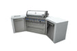 Mont Alpi Mont Alpi 6 Burner Deluxe Island with 45 Degree Corners MAi805-D45 Barbecue Finished - Gas