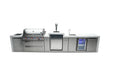 Mont Alpi Mont Alpi 6-Burner Deluxe Island with a Kegerator and a Beverage Center MAi805-DKEGBEV Barbecue Finished - Gas