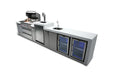 Mont Alpi Mont Alpi 6-Burner Deluxe Island with a Kegerator, Beverage Center and Fridge Cabinet MAi805-DKEGBEVFC Barbecue Finished - Gas