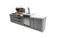 Mont Alpi Mont Alpi 6-Burner Deluxe Island with a Kegerator MAi805-DKEG Barbecue Finished - Gas