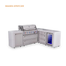 Mont Alpi Mont Alpi 6 Burner L-Shaped Deluxe Series Outdoor Kitchen Island with Corner Fridge and Extra Drawer Side Cabinet MAi805-D90FCDR Barbecue Finished - Gas