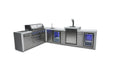 Mont Alpi Mont Alpi 6 Burner L-Shaped Deluxe Series Outdoor Kitchen Island with Kegerator, Beverage Center and Fridge Cabinet MAi805-D90KEGBEVFC Barbecue Finished - Gas