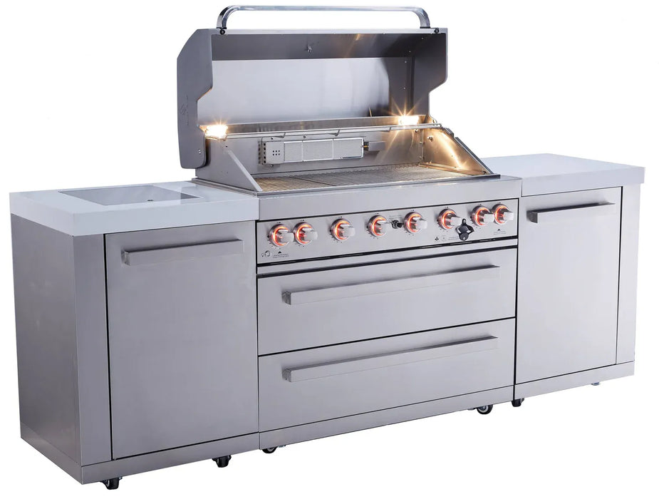 Mont Alpi Mont Alpi 805 6 Burner Island MAi805 Barbecue Finished - Gas