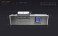 Mont Alpi Mont Alpi 805 Deluxe Island with a Beverage center MAi805-DBEV Barbecue Finished - Gas