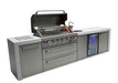 Mont Alpi Mont Alpi 805 Deluxe Island with a Beverage center MAi805-DBEV Barbecue Finished - Gas