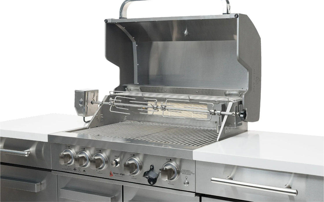 Mont Alpi Mont Alpi 957 Compact Island Barbecue Finished - Gas