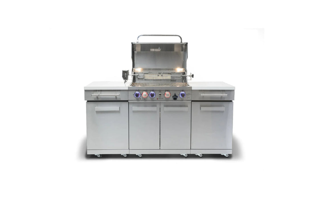 Mont Alpi Mont Alpi 957 Compact Island Barbecue Finished - Gas