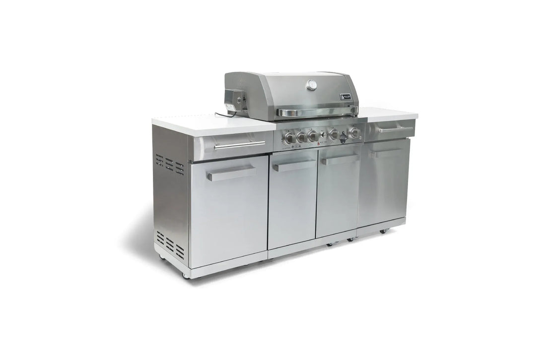 Mont Alpi Mont Alpi 957 Compact Island Stainless Steel MA-957RS Barbecue Finished - Gas