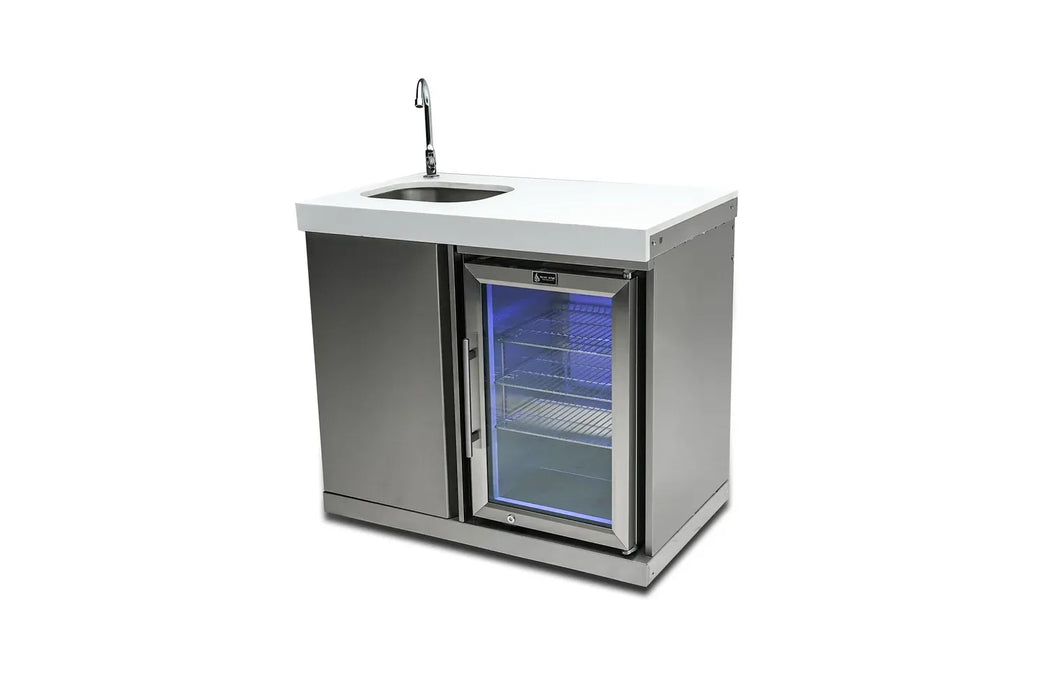 Mont Alpi Mont Alpi Beverage Center - MASF Barbecue Finished - Gas