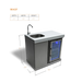Mont Alpi Mont Alpi Beverage Center - MASF Barbecue Finished - Gas