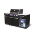 Mont Alpi Mont Alpi Compact Island with Refrigerator - 957FC Barbecue Finished - Gas