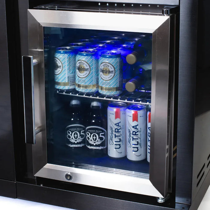Mont Alpi Mont Alpi Compact Island with Refrigerator - 957FC Barbecue Finished - Gas