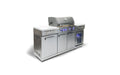 Mont Alpi Mont Alpi Compact Island with Refrigerator - 957FC Stainless Steel MA-957FCRS Barbecue Finished - Gas