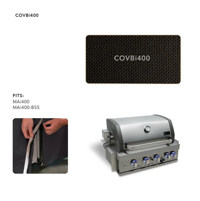 Mont Alpi Mont Alpi Cover for 4-Burner Built-In Grill - COVBi400 COVBi400 Barbecue Accessories
