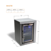 Mont Alpi Mont Alpi Deluxe Fridge Cabinet Module - MASFM Barbecue Finished - Gas