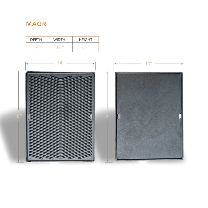 Mont Alpi Mont Alpi Dual-Sided Griddle Plate - MAGR MAGR Barbecue Accessories
