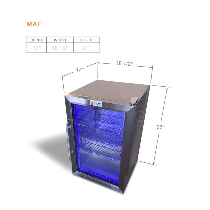 Mont Alpi Mont Alpi Fridge - MAF MAF Barbecue Finished - Gas