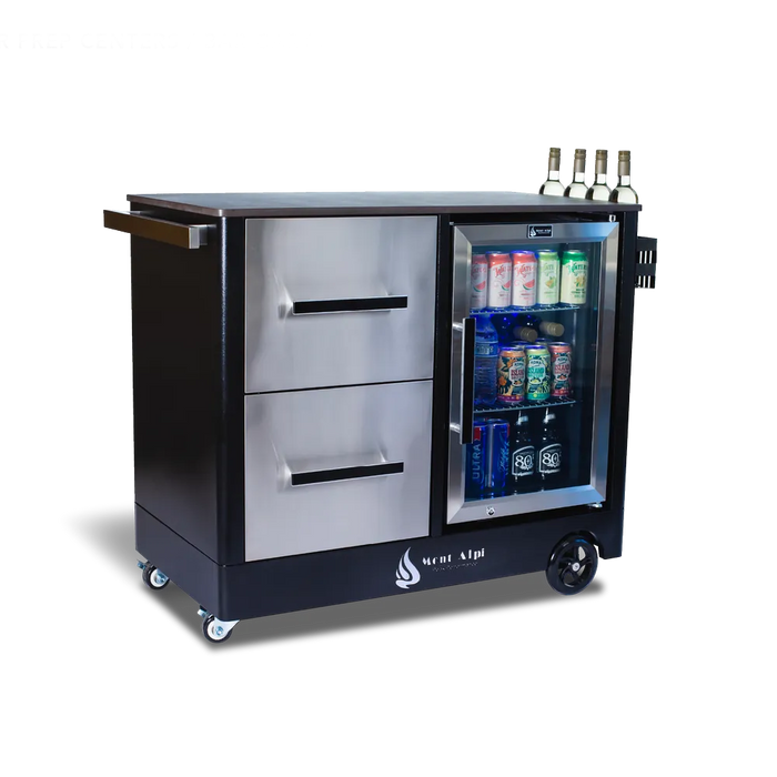 Mont Alpi Mont Alpi Mobile Outdoor Prep Center / Large Bar Cart - MAPCL MAPCL Barbecue Finished - Gas